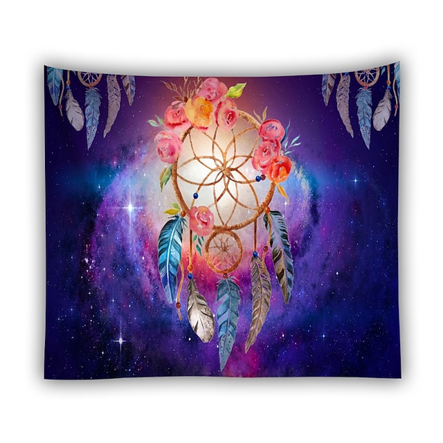 Home & Garden Home Decor | dreamcatcher tapestry colorful feather tapestry space tapestry galaxy tapestry psychedelic tapestry r