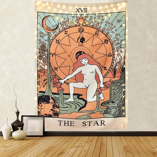 Home & Garden Home Decor | Tarot Divination Wall Tapestry Art Decor Blanket Curtain Picnic Tablecloth Hanging Home Bedroom Livin