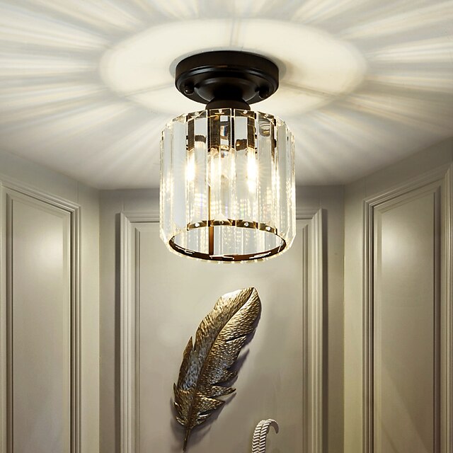  Lampes encastrées au design unique de 12 cm, style nordique moderne électrolytique en cristal 220-240v