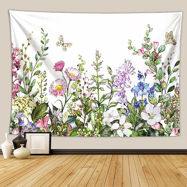 Home & Garden Home Decor | Sketch Wall Tapestry Art Decor Blanket Curtain Hanging Home Bedroom Living Room Decoration Flower Flo