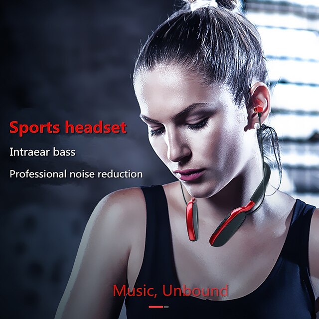  Bass Sound Bluetooth 5.0 Earphone Hook In-Ear Stable Sport Earphone Neckband With Mic Headset For All Phone