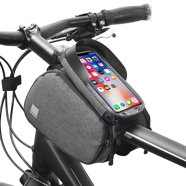 Cell Phone Bag 6 inch Touch Screen Reflective Waterproof Cycling for iPhone 8/7/6S/6 iPhone X Samsung Galaxy S8+ / Note 8 Black Cycling / Bike / iPhone XR / iPhone XS / iPhone XS Max / Portable