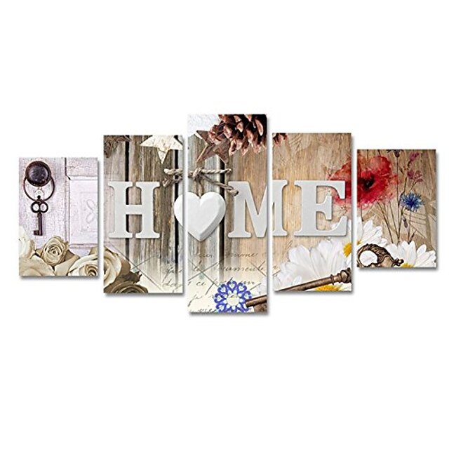  modren heart of love home art abstract flowers canvas painting print artwork wall picture for bedroom wall decor