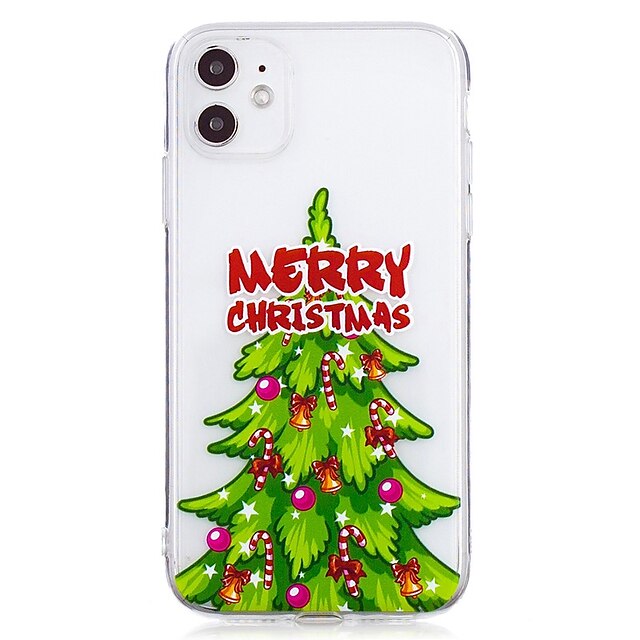  Case For Apple iPhone 12 Ultra thin Transparent Back Cover Christmas TPU iPhone SE 2020 11 Pro Max iPhone XS Max XR 7 8 Plus 6s 6 Plus