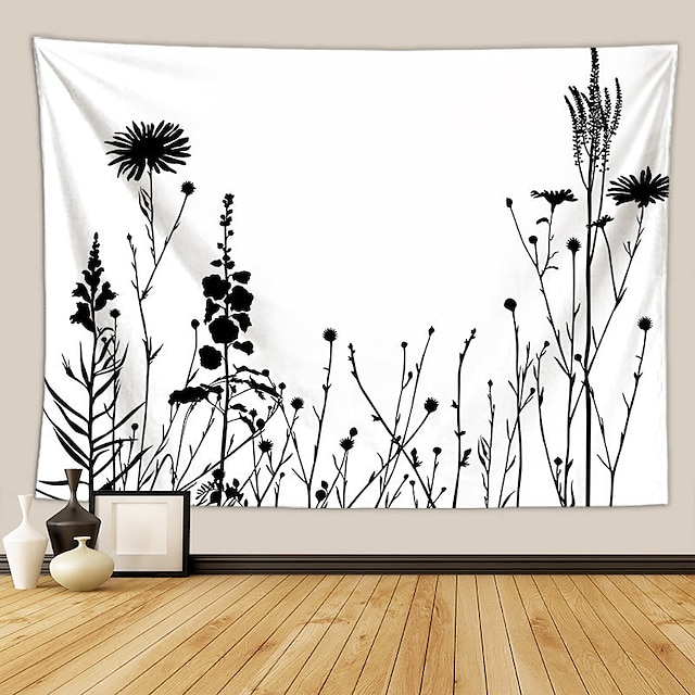 Home & Garden Home Decor | Sketch Wall Tapestry Art Decor Blanket Curtain Hanging Home Bedroom Living Room Decoration Flower Flo