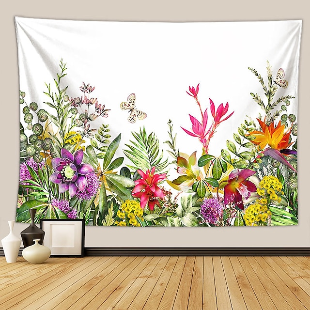 Home & Garden Home Decor | Sketch Wall Tapestry Art Decor Blanket Curtain Hanging Home Bedroom Living Room Decoration Flower Flo