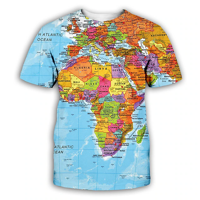 Men's Unisex Graphic T Shirt Tee Funny T Shirts Short Sleeve T shirt Round Neck Shirt Exaggerated Party Daily Rainbow Clothing Apparel Normal S M L XL XXL 3XL3