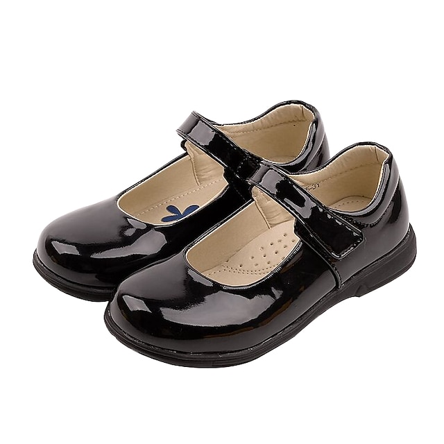 Shoes & Bags Kids Shoes | Girls Flats Oxfords Mary Jane First Walkers Flower Girl Shoes Patent Leather PU Non Slip Casual / Dail