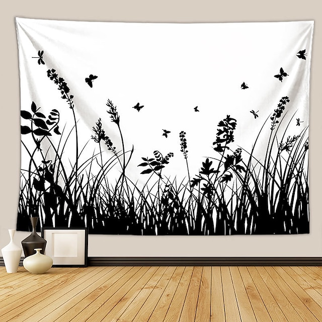 Home & Garden Home Decor | Sketch Wall Tapestry Art Decor Blanket Curtain Hanging Home Bedroom Living Room Decoration Flower Flo