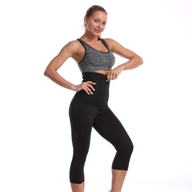 Sports & Outdoors Exercise, Fitness & Yoga | womens high waist slimming sweat sauna pants-[neoprene & spandex] stitching fabric,