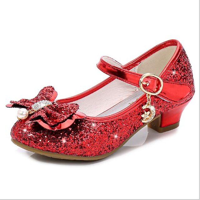 Princess Elsa Flower Shoes Girls' Movie Cosplay Mary Jane Sequins ...