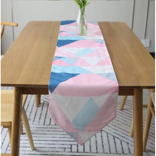 cubierta Bandera nórdica de mesa para sala de estar camino de mesa cubierta Bandera nórdica de mesa para sala de estar camino de mesa