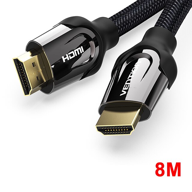  vention HDMI-kompatibles Kabel HDMI-kompatibles Switch-Kabel für xiaomi mi tv box ps4 spliiter swicther 4k@60hz HDMI-kompatibel zu HDMI-kompatiblem 2.0 Audiokabel HDMI-kompatibles Kabel 8m