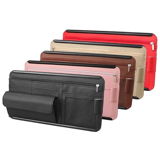 Consumer Electronics Automotive | Car Organizers CD Case PU Leather For universal All years - ZH68679