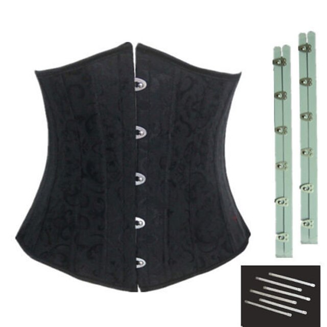  Corset Women's Corsets Trachtenmieder Christmas Halloween Wedding Party Birthday Party Plus Size Green White Black Country Bavarian Underbust Corset Hook & Eye Classic Tummy Control Fashion Abstract
