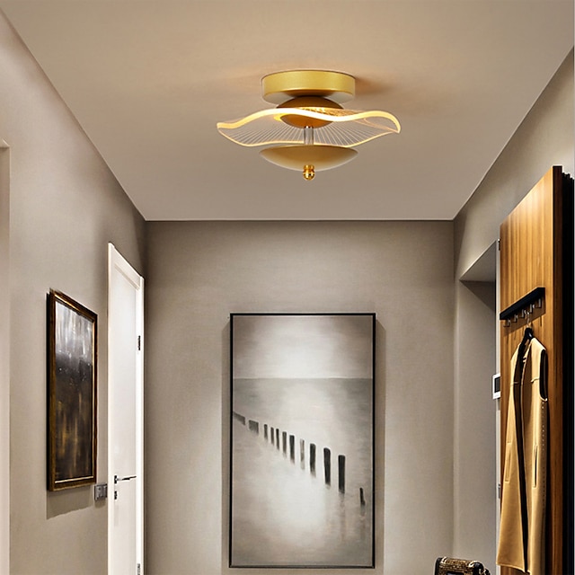  ledet korridorlampe moderne enkelt nordisk gull svart hall hall lamp ledet yang bordlampe garderobe veranda lampe korridor lys
