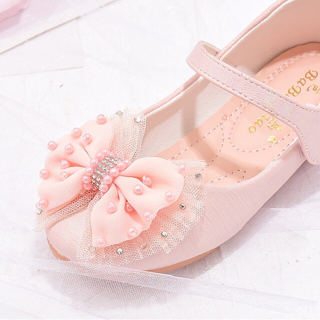 Shoes & Bags Kids Shoes | Girls Flats Comfort Mary Jane Flower Girl Shoes Faux Fur PU Little Kids(4-7ys) Daily Party & Evening W