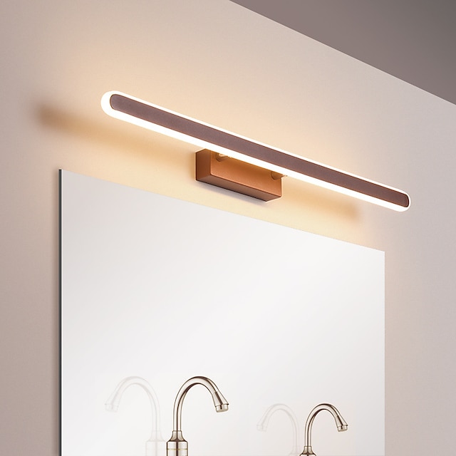  Lâmpada de espelho led luz de vaidade banheiro moderno simples fundo de camarim de dança de alumínio