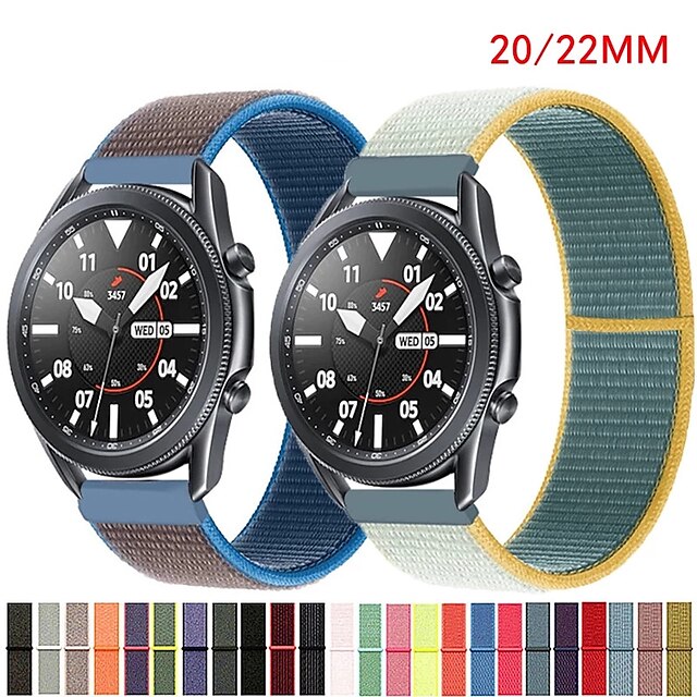 

1 pcs Smart Watch Band for Samsung Galaxy Watch 4 Classic Watch 3 Active 2 Gear S3 Frontier 46mm 45mm 44mm 42mm 41mm 40mm, 22mm 20mm Watch Band Samsung Galaxy Watch 46mm Samsung Galaxy Watch 42mm