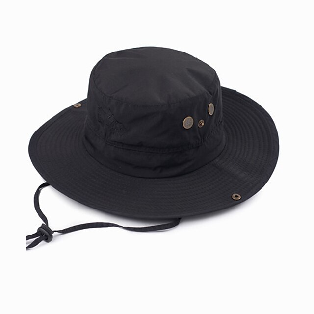  Solhatt Fiskehatt Hatt til turbruk Hatt Bærbar UV Solbeskyttelse Solkrem Sommer Vår Høst Bred kant Herre Dame Camping / Vandring Aktivitet