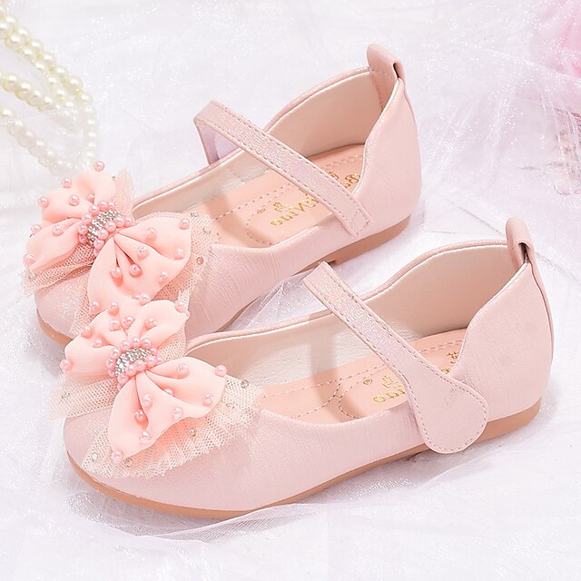 Shoes & Bags Kids Shoes | Girls Flats Comfort Mary Jane Flower Girl Shoes Faux Fur PU Little Kids(4-7ys) Daily Party & Evening W