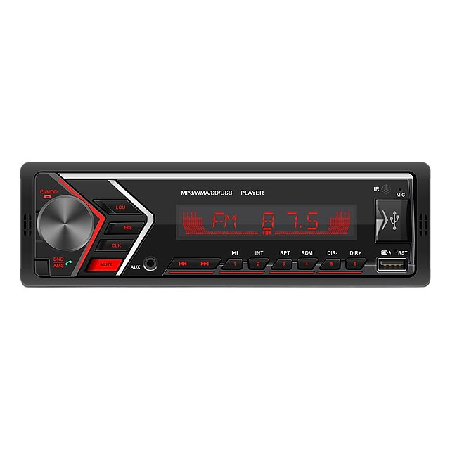  SWM-505 Car Stereo dual bluetooth colorful lights MP3 Player Head Unit Support Audio Copy Classic Automobile Accessaries 12V
