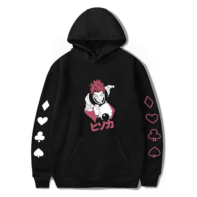 Toys & Hobbies Cosplay & Costumes | Inspired by Hunter X Hunter Hisoka Hoodie Anime Polyester / Cotton Blend Graphic Prints Prin