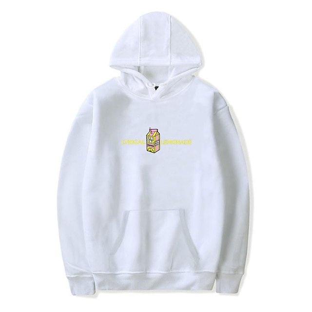 Mens Clothing Mens Hoodies & Sweatshirts | Mens Unisex Plus Size Pullover Hoodie Sweatshirt Lemon Hooded Sport Outdoor Hot Stamp