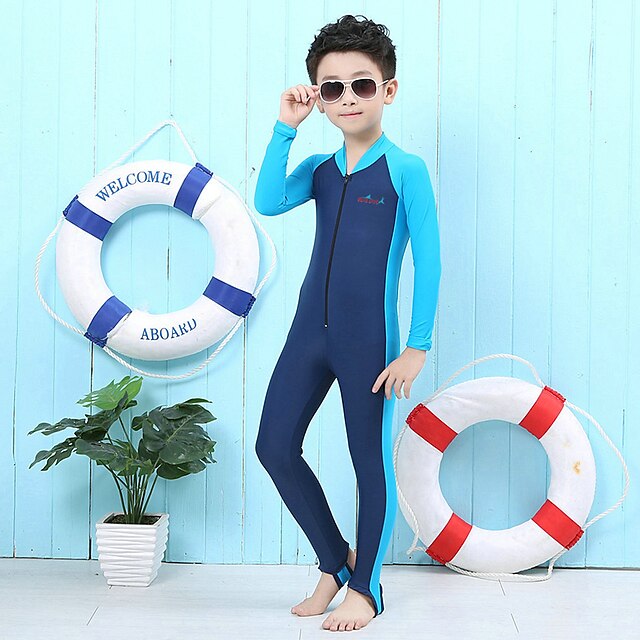 Sports & Outdoors Surfing, Diving & Snorkeling | Bluedive Boys Girls Rash Guard Dive Skin Suit UV Sun Protection UPF50+ Breathab