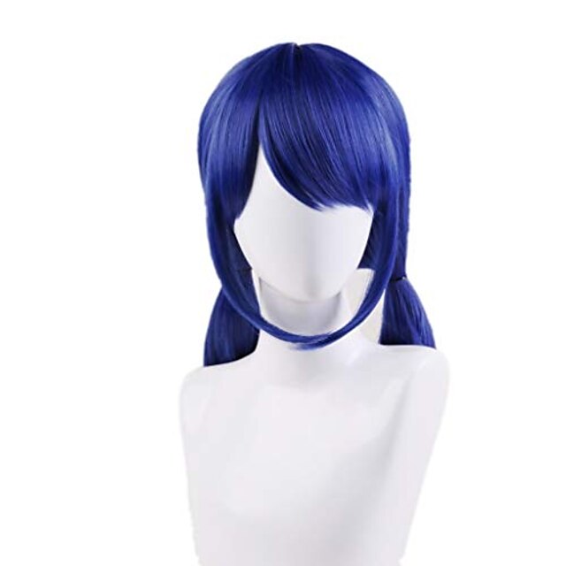 Beauty & Hair Wigs & Hair Pieces | Cosplay Costume Wig Wavy Middle Part Wig Blue Yellow Synthetic Hair Womens Blue - XY77192