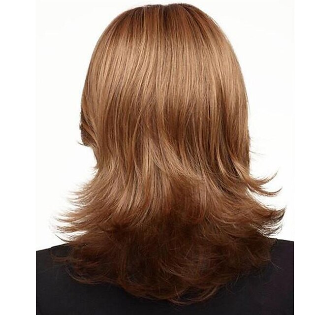 Beauty & Hair Wigs & Hair Pieces | Synthetic Wig Straight Bob Wig Short Brown Synthetic Hair Womens Fashionable Design Highlight