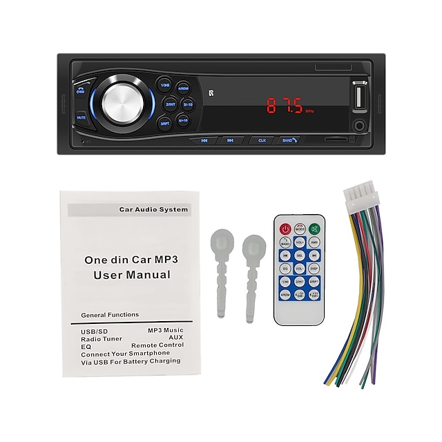  Car Stereo MP3 Player SWM-1028 Bluetooth USB Car AUX FM Radio Auto Receiver Newst Remote Control Multimedia Player with TF Card 12V