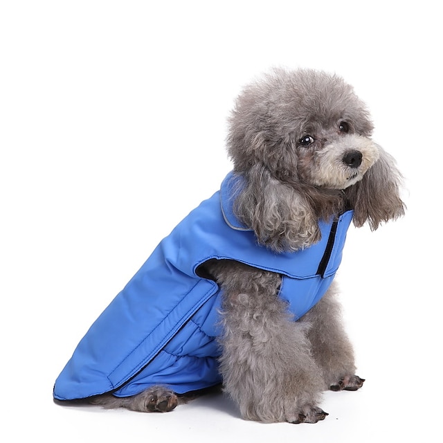 cold weather dog coats loft reversible reflective winter fleece dog ...