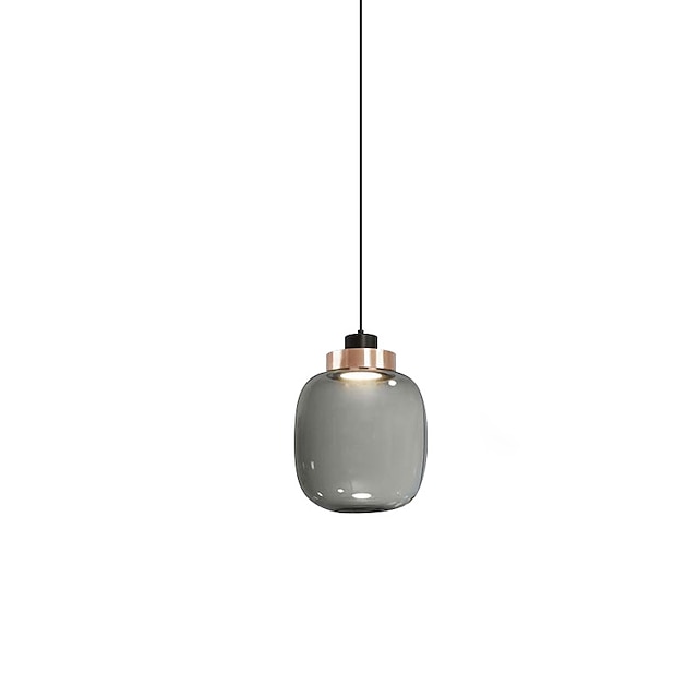 Lights & Lighting Pendant Lights | Pendant Light Smoke Gray Glass Modern Artistic Nordic Single Design Bedside Light Dining Room