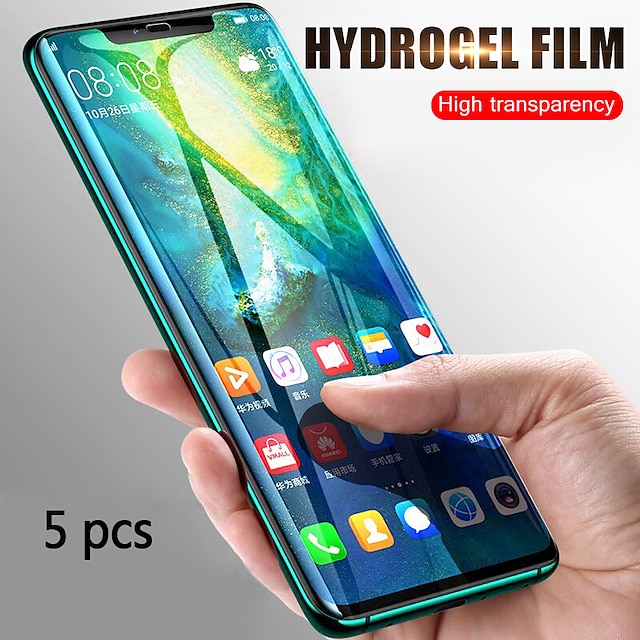 

5Pcs Screen Protector Hydrogel Film For Huawei P40 P30 Pro P40 lite Protective Film For Huawei P40 lite 5G/Mate 40 Pro/Honor 20/Mate30