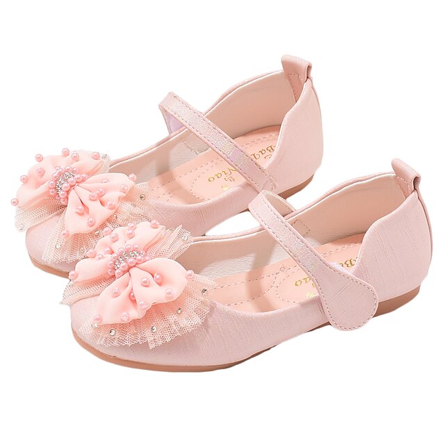 Shoes & Bags Kids Shoes | Girls Flats Comfort Mary Jane Flower Girl Shoes Faux Fur PU Little Kids(4-7ys) Daily Party & Evening W