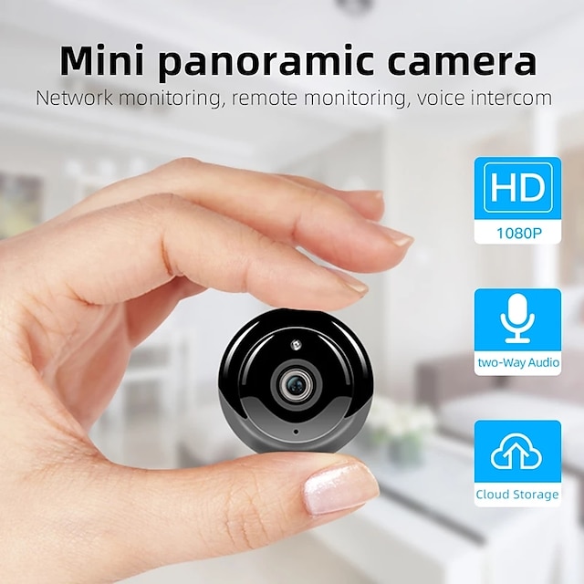  Wireless Mini WIFI 1080P IP Security Cameras Cloud Storage Infrared Night Vision Smart Home Security Baby Monitor Motion Detection SD Card