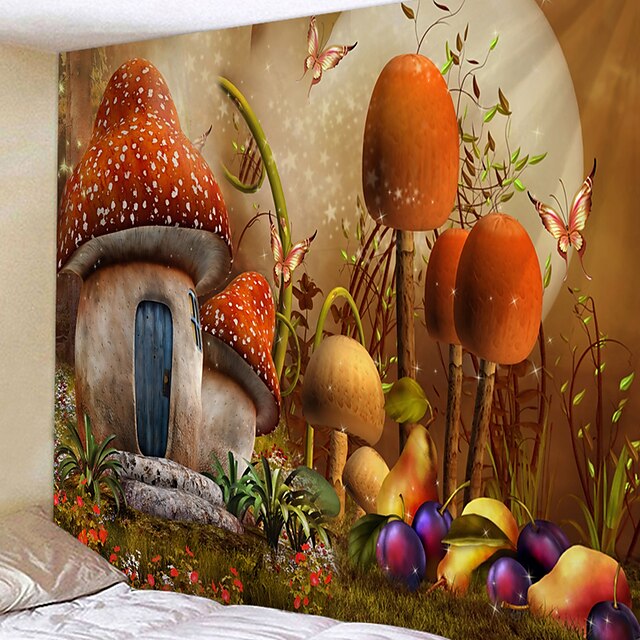 Home & Garden Home Decor | Garden Theme / Fairytale Theme Wall Decor 100% Polyester Modern Wall Art, 150*100 cm Decoration - EO4