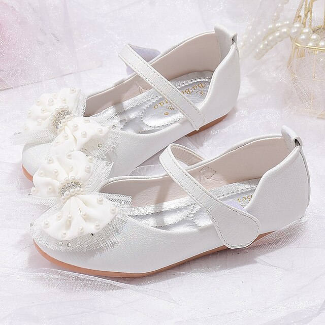 Shoes & Bags Kids Shoes | Girls Flats Comfort Mary Jane Flower Girl Shoes Faux Fur PU Little Kids(4-7ys) Daily Party & Evening W