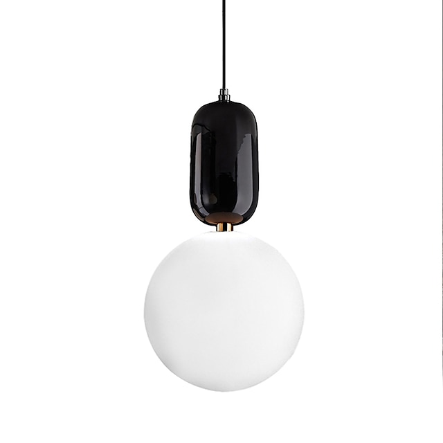 Lights & Lighting Pendant Lights | 15/20/25 cm LED Pendant Light Nordic Style Gold White Black Single Design Globle Modern Metal