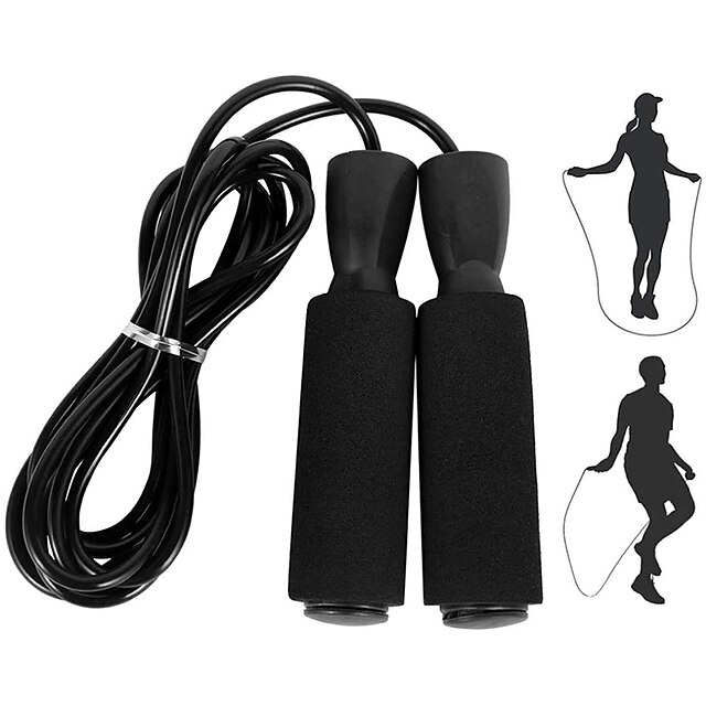 Women Men Skipping Rope Jumping Cable Exercise Gym Fitness Training Sports 