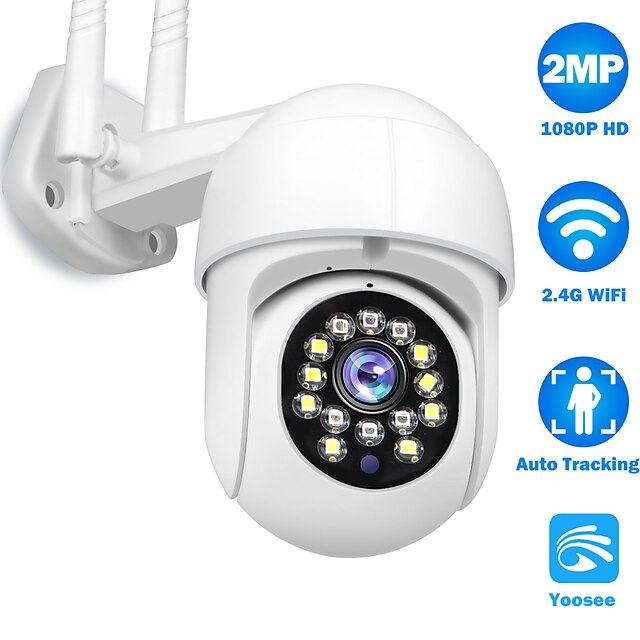  Mini IP Camera WiFi 1080P HD CCTV Outdoor Camera Auto Tracking Home Security 4X Digital Zoom Speed Dome Camera 2MP Yoosee P2P