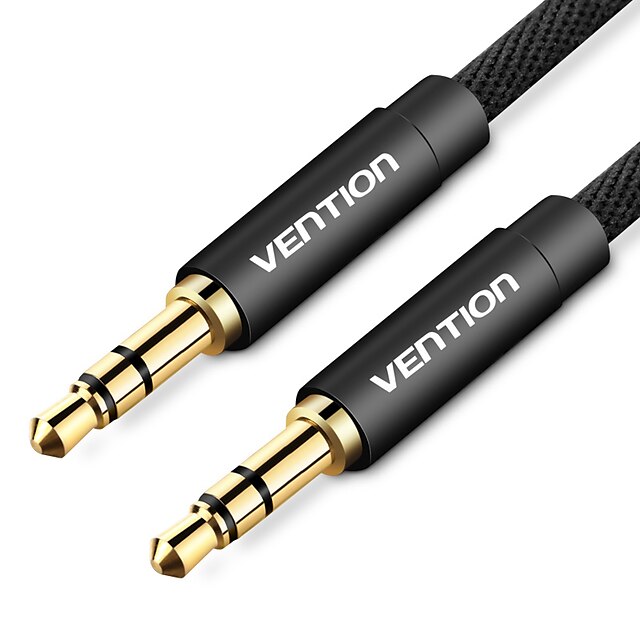  Vention Aux audio cable Jack 3.5mm Male to Male Aux Cable for Car Speaker Headphone Stereo Speaker MP3/4 PC Speaker Cable 0.5m