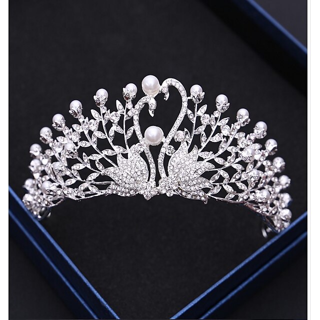  Wreaths Crown Masquerade Retro Vintage Gothic Alloy For Black Swan Cosplay Halloween Carnival Women's Costume Jewelry Fashion Jewelry