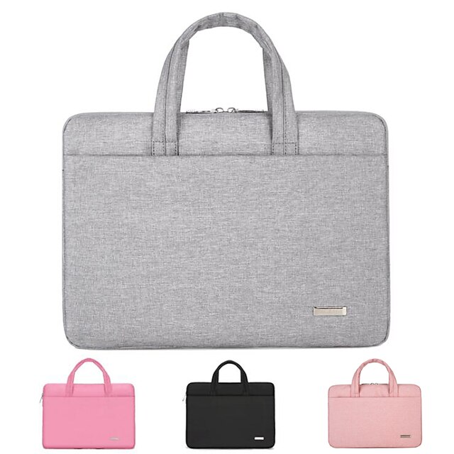  11.6 Inch Laptop / 12 Inch Laptop / 13.3 Inch Laptop Sleeve / Briefcase Handbags / Tablet Cases Oxford Fabric Textured / Plain for Men for Women for Business Office Waterpoof Shock Proof