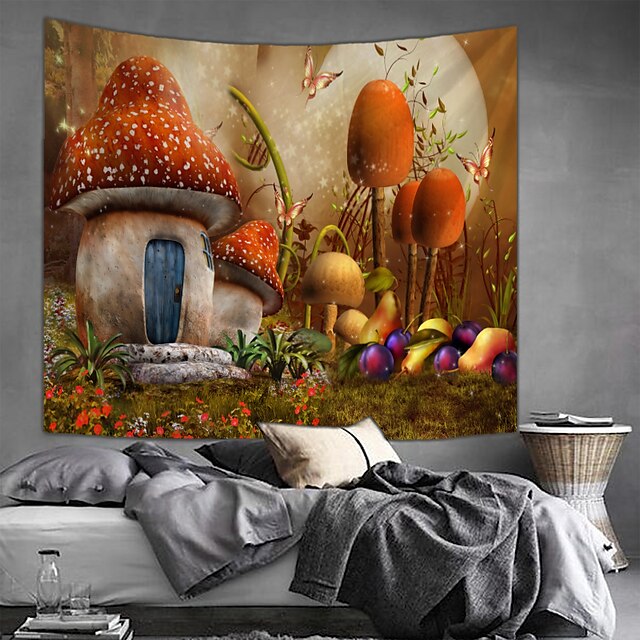 Home & Garden Home Decor | Garden Theme / Fairytale Theme Wall Decor 100% Polyester Modern Wall Art, 150*100 cm Decoration - EO4