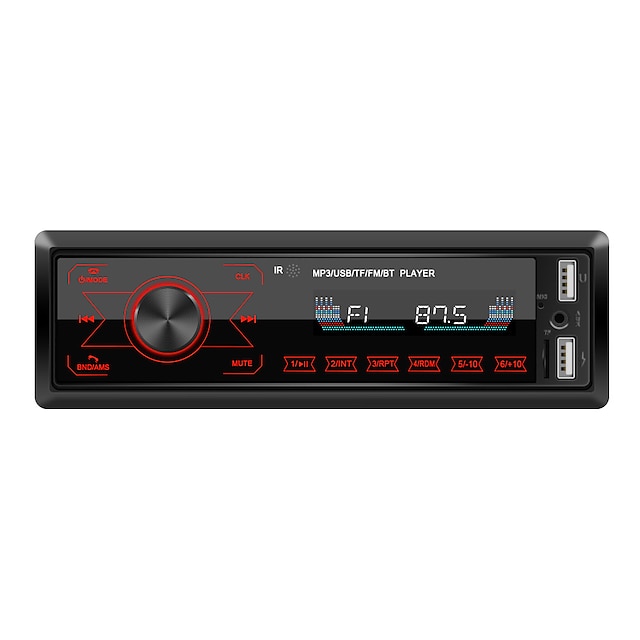  M10 1 Din Auton MP3-soitin MP3 Sisäänrakennettu Bluetooth varten Universaali / SD-muistikortti