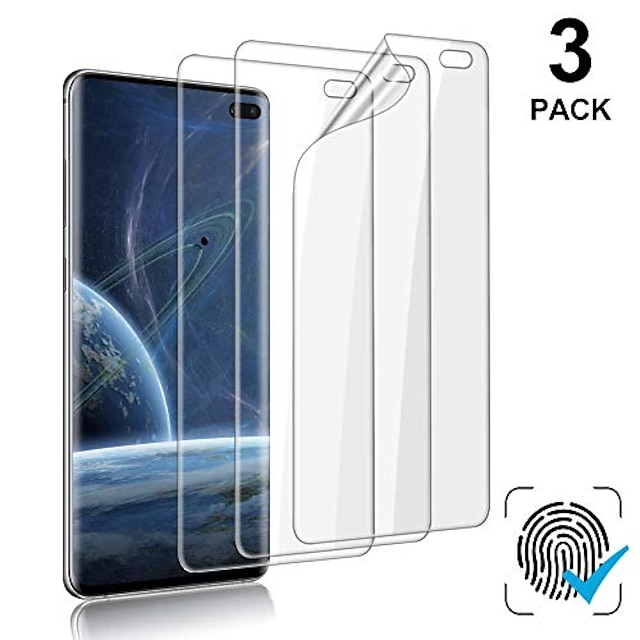  3-Pack Screen Protector For Samsung Galaxy S21 5G ,Tempered Glass,Case Friendly,Bubbles Free,HD Clear,Full Coverage Screen Protector For Galaxy S20 Plus S10 Lite S10e S20Ultra