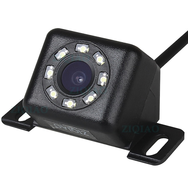  ZIQIAO Car Reverse Rear View Camera Universal Waterproof Night Vision HD Parking Backup Camera HS068