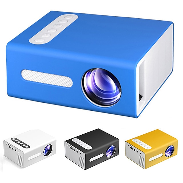  T300 LED Mini Projector Support 1080P Video Proyector HDMI USB AV Portable Projektor Home Media Audio Player VS YG300 Beamer